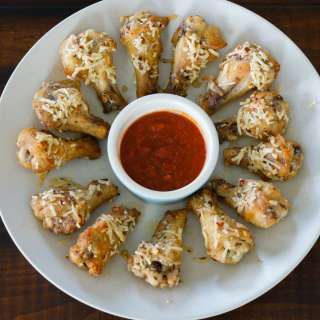 Wood Fired Italian Style Parmesan Wings