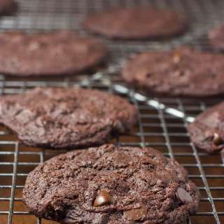 Vegan Double Chocolate Chip Cookies