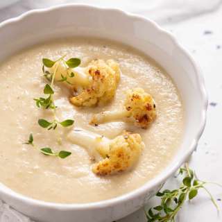 Roasted Cauliflower Soup