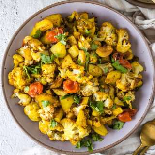 Sheet Pan Roasted Aloo Gobi