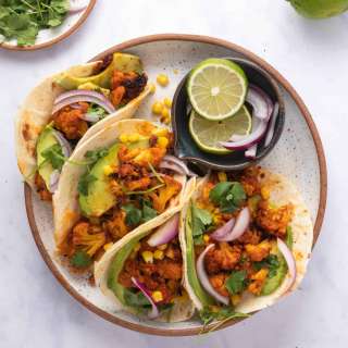Gochujang Cauliflower Tacos