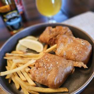 Pub Style Guinness Beer Battered Cod