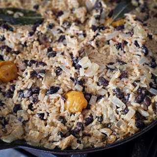 Caribbean Rice with Coconut milk and Black Beans