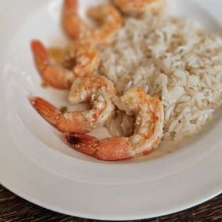 Spicy Caribbean Shrimp with Mango-Chile Sauce