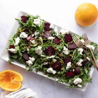 Easy Beet and Goat Cheese Salad