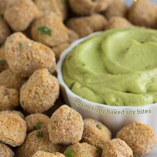 Vegan Crispy Baked Soy Bites