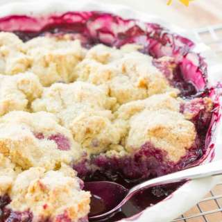 Vegan Blueberry Cobbler