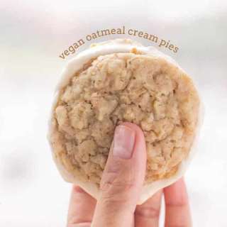 Vegan Oatmeal Cream Pies