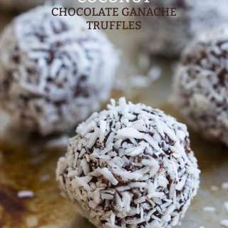 3 Ingredient Vegan Coconut Chocolate Truffles
