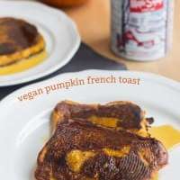 Vegan Pumpkin French Toast