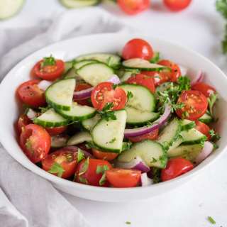Greek Cucumber Tomato Salad Recipe