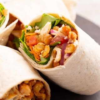 Buffalo Chickpea Wrap
