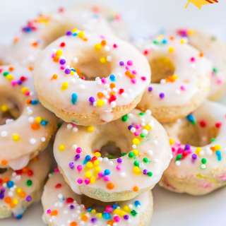 Vegan Funfetti Donuts