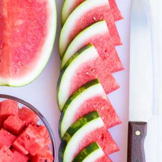 How to Cut a Watermelon (Slices & Cubes)