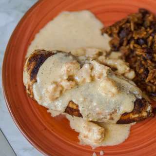 Blackened Chicken A La Mer