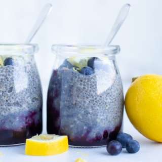 Blueberry Lemon Chia Seed Pudding Recipe
