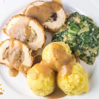 Creamed Spinach and Classic Mashed Potatoes