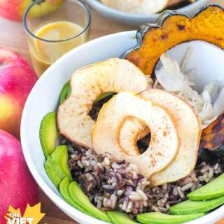 Probiotic Apple Crunch and Squash Bowl