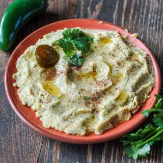 Smoked Jalapeno-Cilantro Hummus