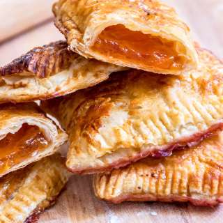 Vegan Puff Pastry Jam Pockets
