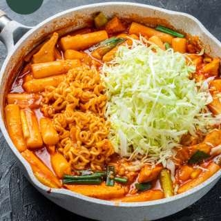 Vegan Tteokbokki/Rabokki