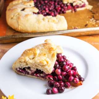 Vegan Saskatoon Berry Galette