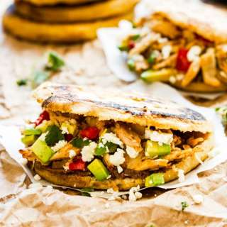 Chicken & Avocado Stuffed Arepas