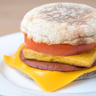 Vegan Breakfast Tofu Egg Sandwiches
