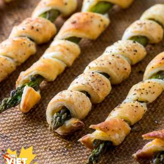 Vegan Asparagus Spirals