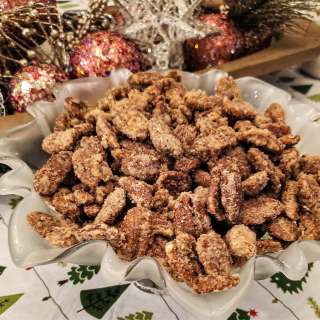 Bourbon Cinnamon Sugar Pecans