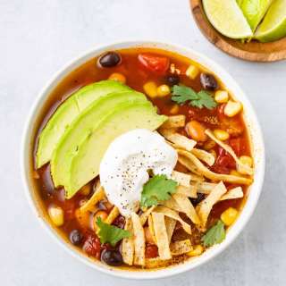 Slow Cooker Tortilla Soup
