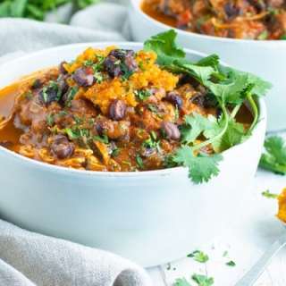 Instant Pot Pumpkin Chicken Chili