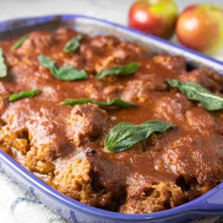 Vegan Apple Sage Seitan Meatballs