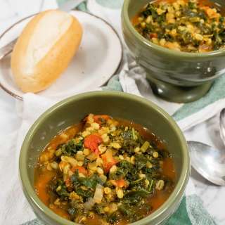 Vegan Kale, Barley & Lentil Stew