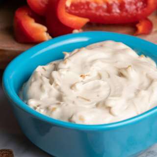 Lazy Vegan Onion Dip
