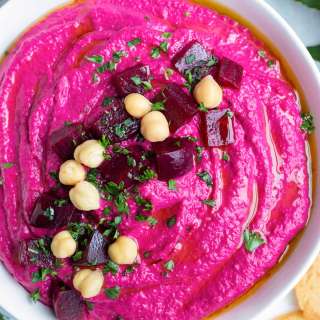 Roasted Beet Hummus Recipe