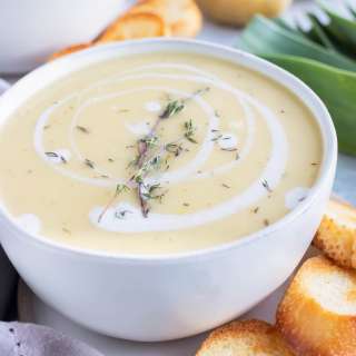 Creamy Potato Leek Soup