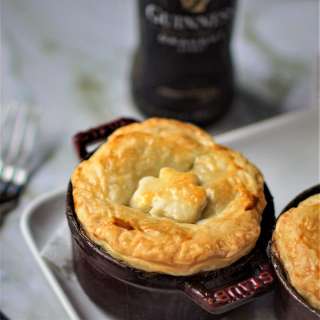 Irish Steak and Guinness Pie