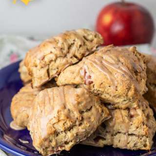 Vegan Apple Cinnamon Scones