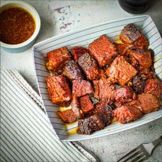 Smoked Corned Beef Burnt Ends