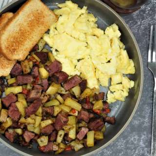 Breakfast Pastrami Hash