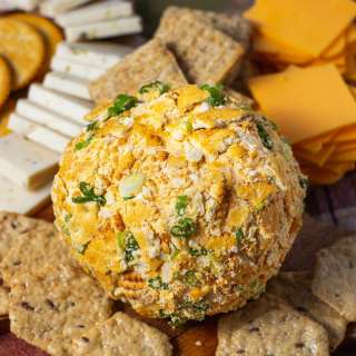 Vegan Cheddar Cheeseball