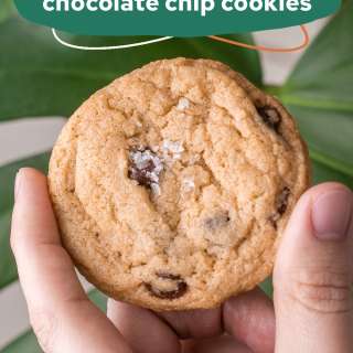 Vegan Sourdough Discard Chocolate Chip Cookies