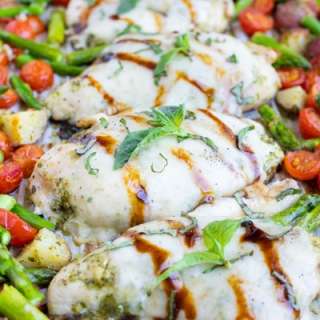Sheet Pan Caprese Chicken