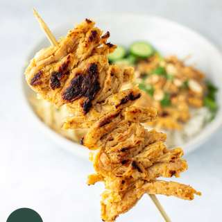 Vegan Satay with Soy Curls
