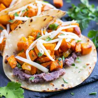Black Bean Sweet Potato Tacos