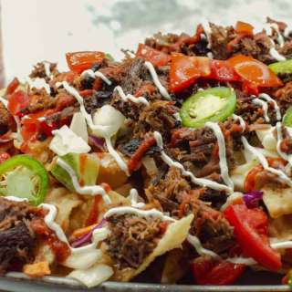 Asian Beef Short Rib Nachos