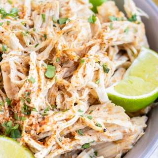 Instant Pot Shredded Salsa Chicken