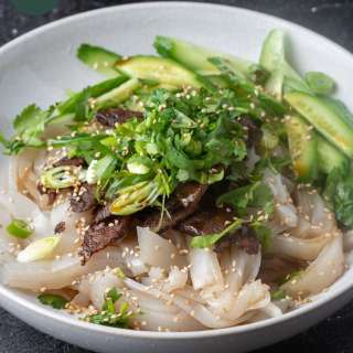 Vegan Liang Pi Wheat Starch Cold Skin Noodles