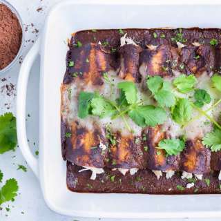 Chicken Mole Enchiladas